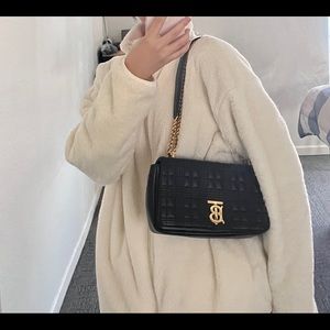 Burberry Lola Quilted Lambskin Leather Shoulder Bag